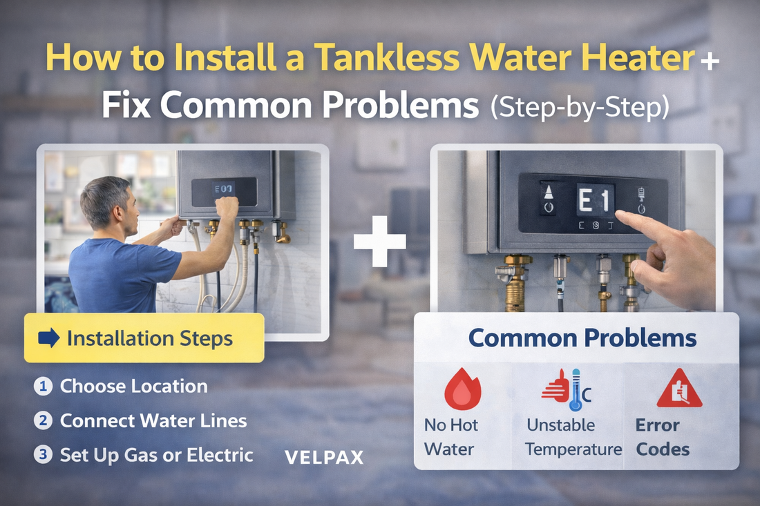 How to Install a Tankless Water Heater + Fix Common Problems (Step-by-Step)