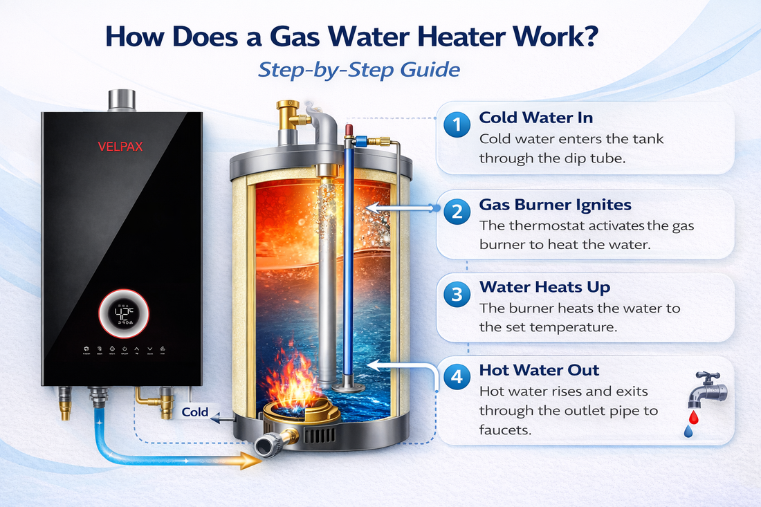 Gas Water Heater Explained in 60 Seconds (Easy Guide)