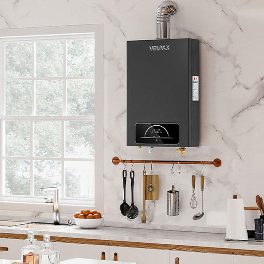 Natural Gas Tankless Water Heater, 4.21GPM 16L Indoor,Instant Hot Natural Gas Water Heater with Multi-Protection