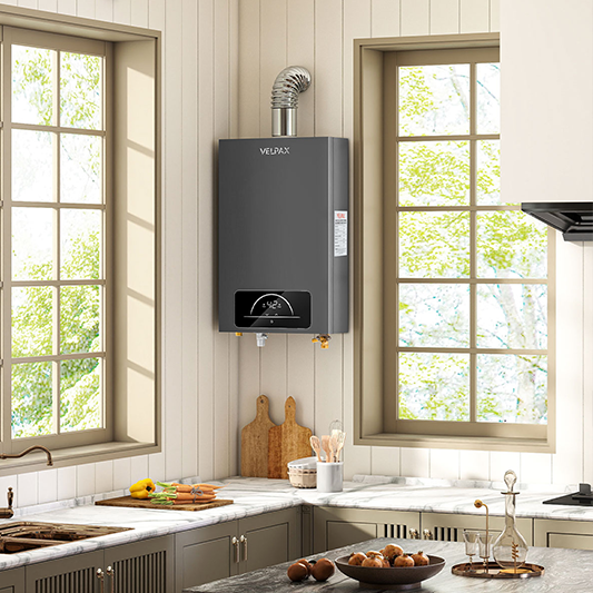 Natural Gas Tankless Water Heater,4.74GPM 18L Indoor,Instant Hot Gas water heater,Constant Natural Water Heater with Multi-Protection