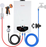 Outdoor Propane Tankless Water Heater – 12 L/min (3.18 GPM), Digital Temperature Control, Multi-Safety Protection