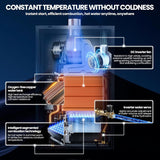 Natural Gas Tankless Water Heater 4.74GPM 18L Indoor, Constant Temperature, Instant Hot Water
