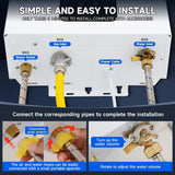 Natural Gas Tankless Water Heater 4.21GPM 16L Indoor, Instant Hot Water, Multi-Protection, White Finish