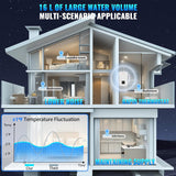 Natural Gas Tankless Water Heater Indoor 16L 4.21 GPM, Instant Hot Water, Easy Installation