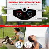 Outdoor Propane Tankless Water Heater – 12 L/min (3.18 GPM), Digital Temperature Control, Multi-Safety Protection