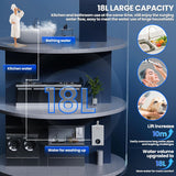 Natural Gas Tankless Water Heater Indoor 16L 4.21 GPM, Instant Hot Water, Easy Installation