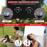 8 L/min Propane Tankless Water Heater for Home Use – High Efficiency,Outdoor