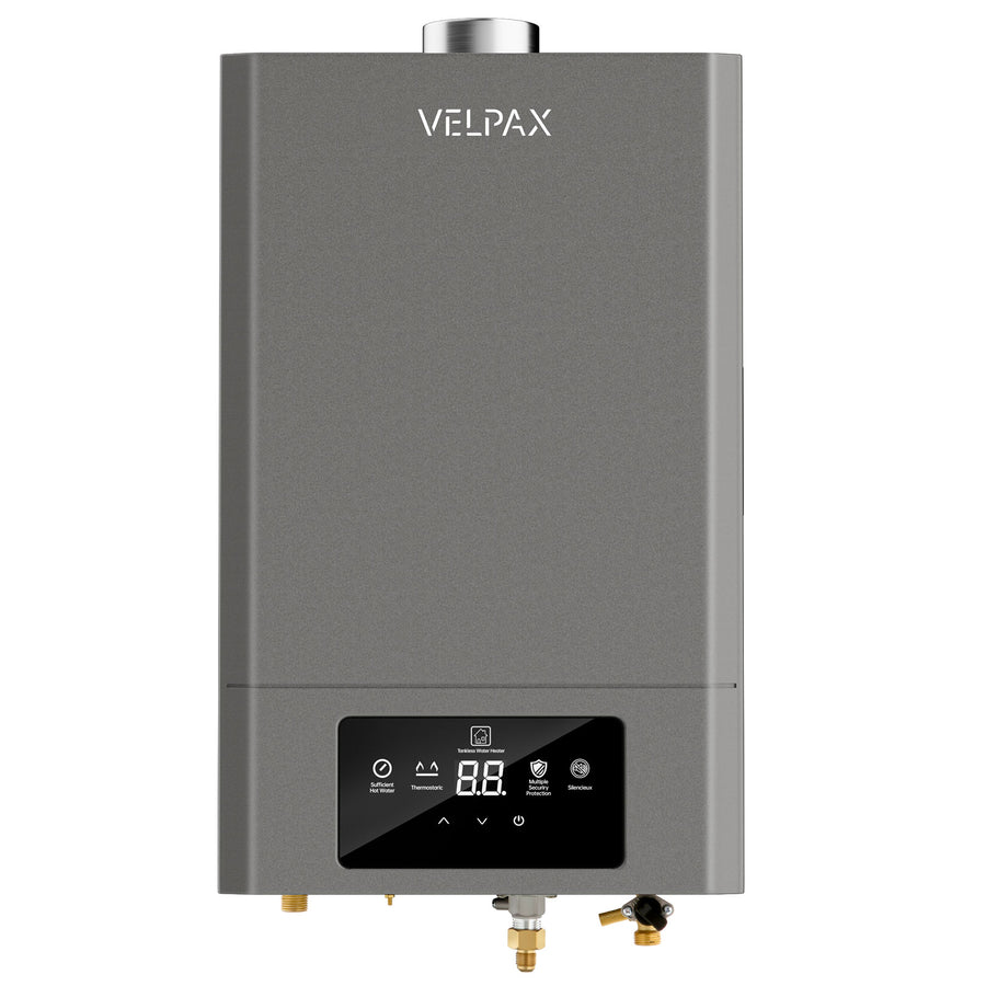 Tankless Water Heater Propane Indoor 4.74 GPM 18L, Instant Hot Water, Constant  Temperature, Multi-Protection